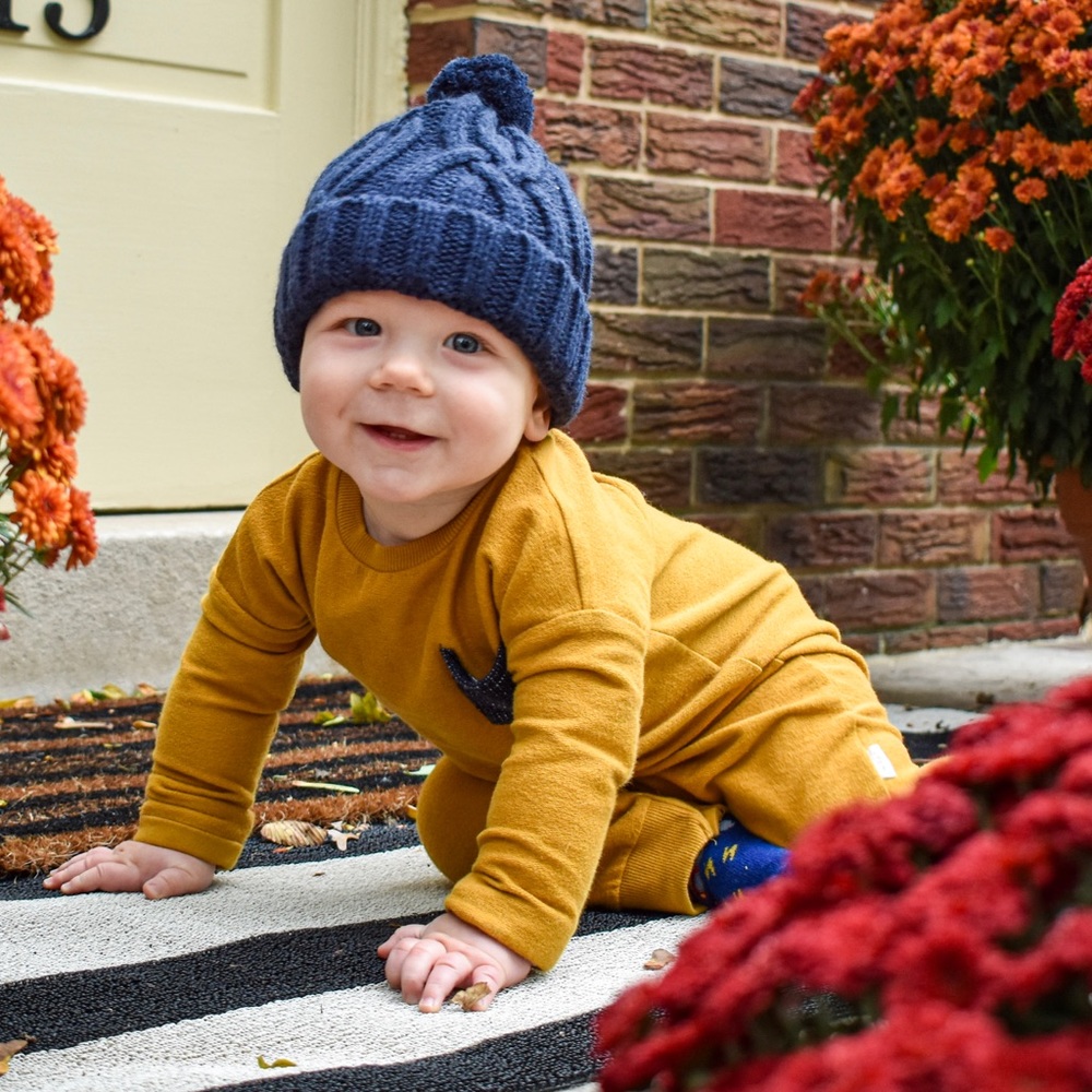 Miles Baby mustard romper